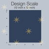 Star Splendor Navy & Metallic Gold Peel & Stick Wallpaper thumbnail 9