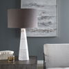 Citadel White Marble Table Lamp thumbnail 3