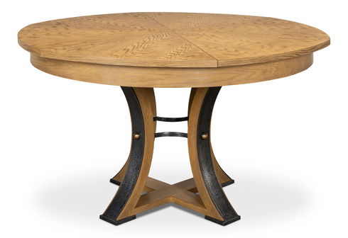 Tower Jupe Dining Table, Med,Heather Gry