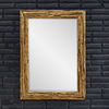 Overlap Teak Wood Mirror thumbnail 1