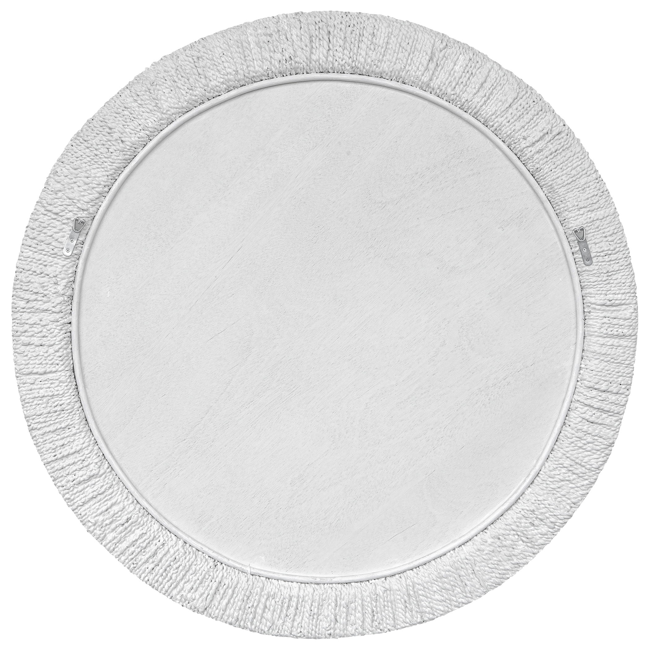 Mariner White Round Mirror large image 