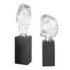 Crystal Peak Sculptures Set/2, Figurines & Statue by Uttermost, 3.5" width x 13" height x 3" depth thumbnail 1