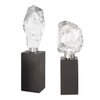 Crystal Peak Sculptures Set/2, Figurines & Statue by Uttermost, 3.5" width x 13" height x 3" depth thumbnail 1