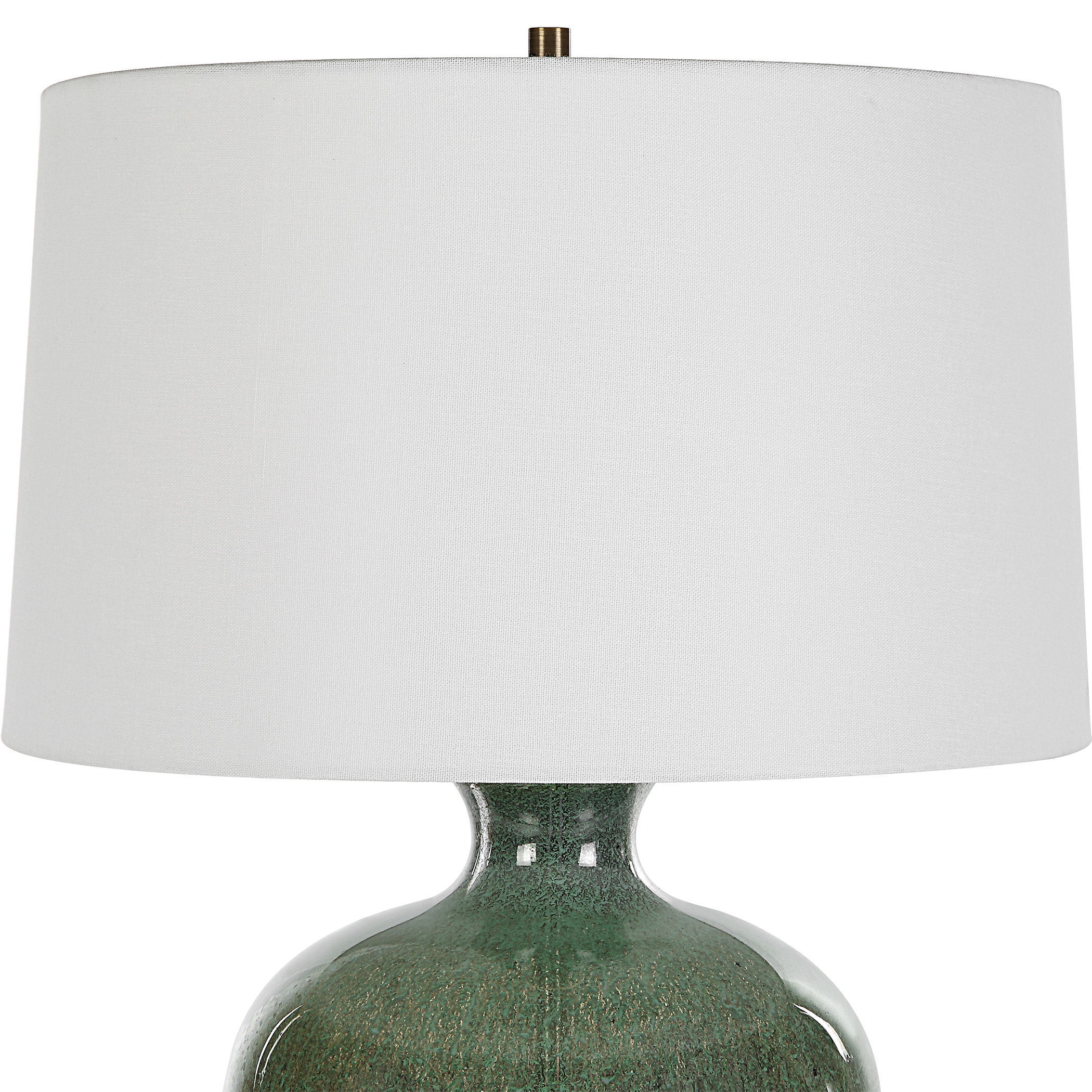 Nataly Aged Green Table Lamp large image 