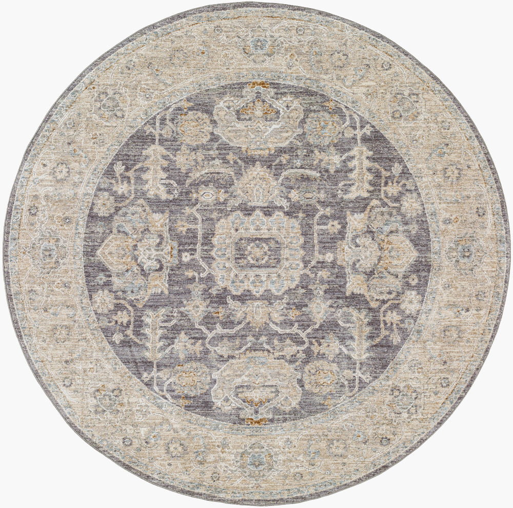 Avant Garde Machine Woven Rug, by Surya, 5'2.99" length x 5'2.99" width