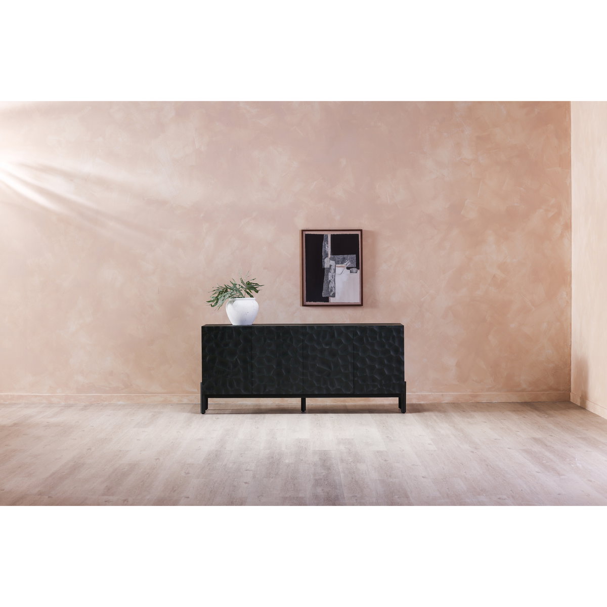 Misaki Sideboard Black, Cabinets & Sideboard by Moe's Home, 71" width x 31.5" height x 17.75" depth View 13