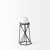 Sixx I Small Antiqued Metal Hexagonal Table Candle Holder thumbnail 4