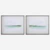 Green Ribbon Coast Framed Prints Set/2 thumbnail 0