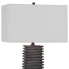 Sanderson Metallic Charcoal Table Lamp, by Uttermost, 16" width x 26.5" height x 10" depth thumbnail 7