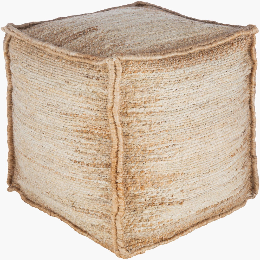 Sonali Pouf, Ottoman by Surya, 16" width x 16" height
