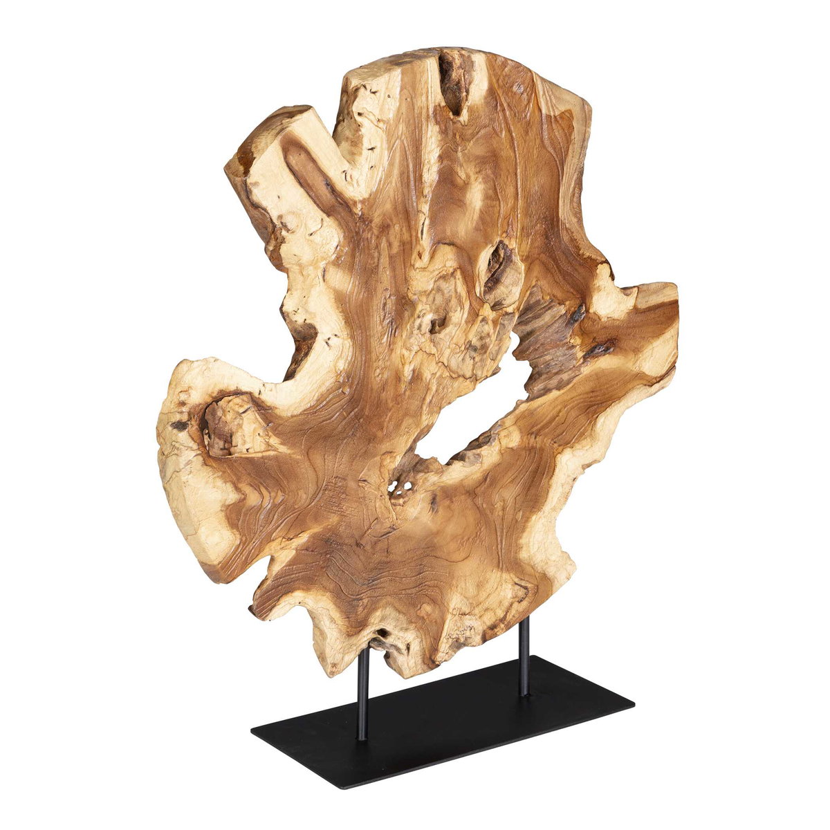 Bahati Wood Natural Sculpture, Figurines & Statue by Uttermost, 19.7" width x 22.8" height x 5.5" depth View 6