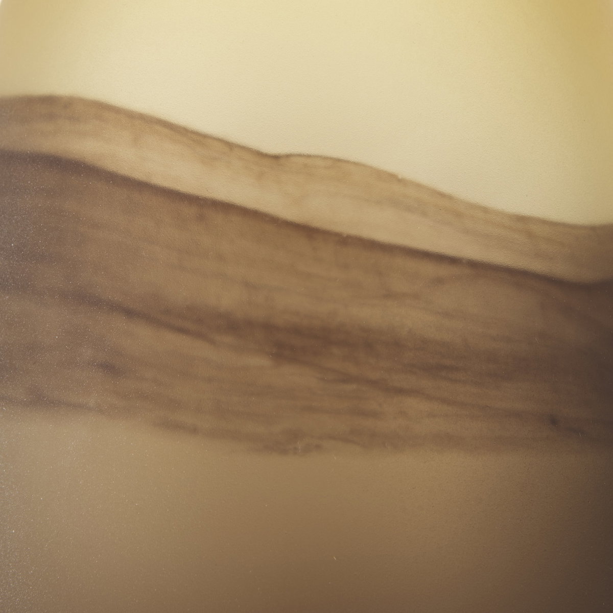 Pyla Large Yellowith Brown Glass Sand Dune Inspired Vase, by Mercana, 7" length x 7" width x 11" height View 11