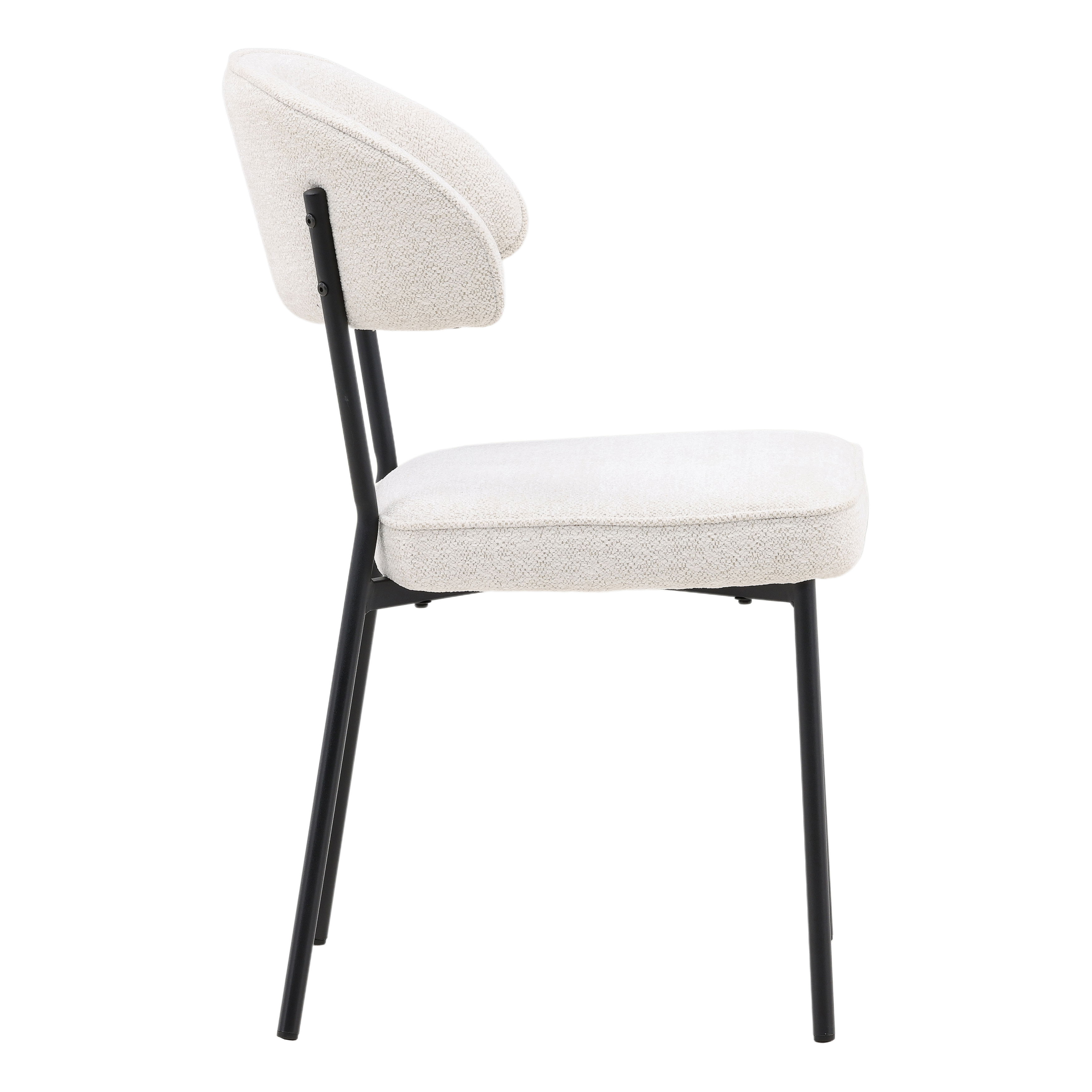 Mira Dining Chair Set of 2 Cream large image 