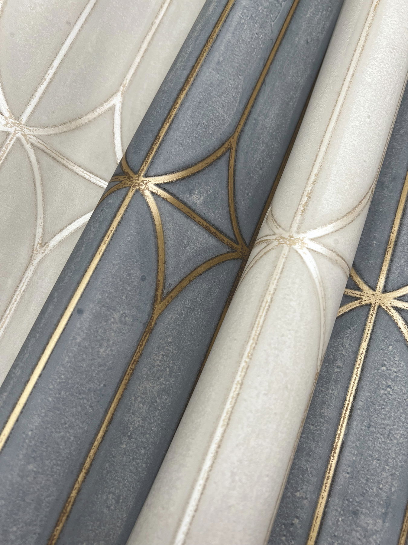 Pavilion Taupe Peel & Stick Wallpaper large image 