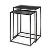 Kasey (Set of 2)  Galvanized Metal Nesting Accent Tables thumbnail 0