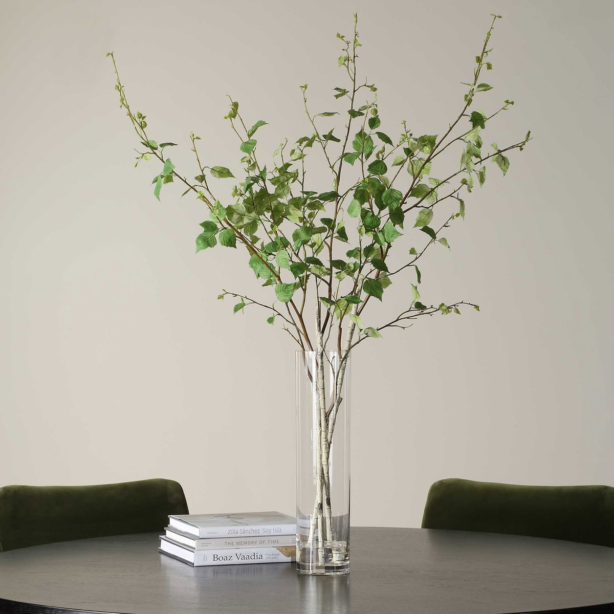 Nigra Birch Vase Centerpiece, Artificial Plants & Flower by Uttermost, 20" width x 48.25" height x 24" depth View 2