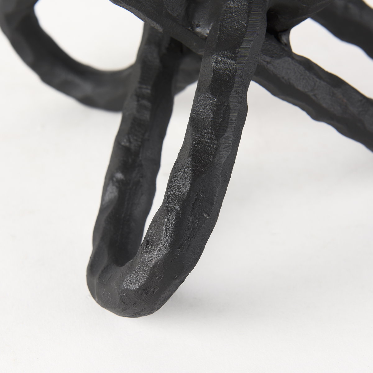 Wilhelm II (Large) 10L x 10W Black Metal Link Decor Object, Decorative Object by Mercana, 10.14" length x 10.14" width x 10.14" height View 11