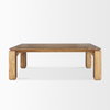 Sapphira 84'L x 42'W Rectangular Dining Table | Modern | Med Brown Wood | Seats 8, by Mercana, 84" length x 42" width x 30" height thumbnail 4