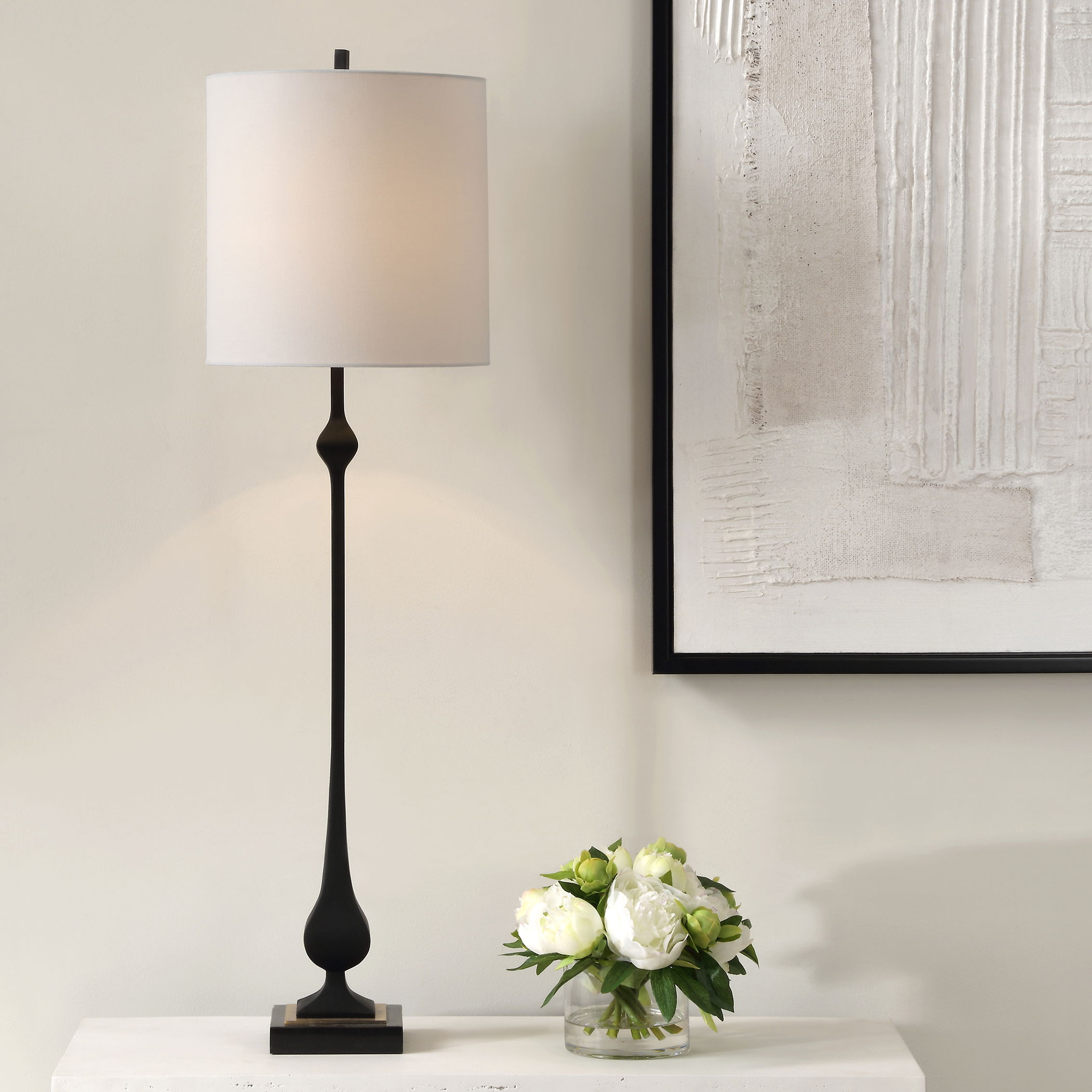 Hightower Black Buffet Lamp large image 