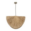 Bend 1 Light Raffia Pendant, Mini Light Pendant by Uttermost, 28.75" width x 19" height x 28.75" diameter x 15" depth thumbnail 8