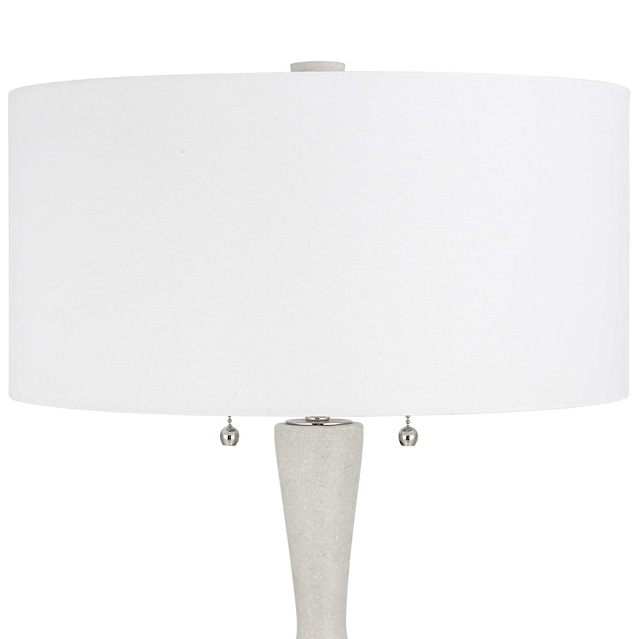 Sharma Ivory Stone Table Lamp large image 