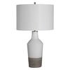 Dakota White Crackle Table Lamp, by Uttermost, 15" width x 26.5" height x 15" depth thumbnail 7