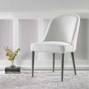 Brie Armless Chair White Set Of 2 4 Brie Armless Chair White Set Of 2 thumbnail 4