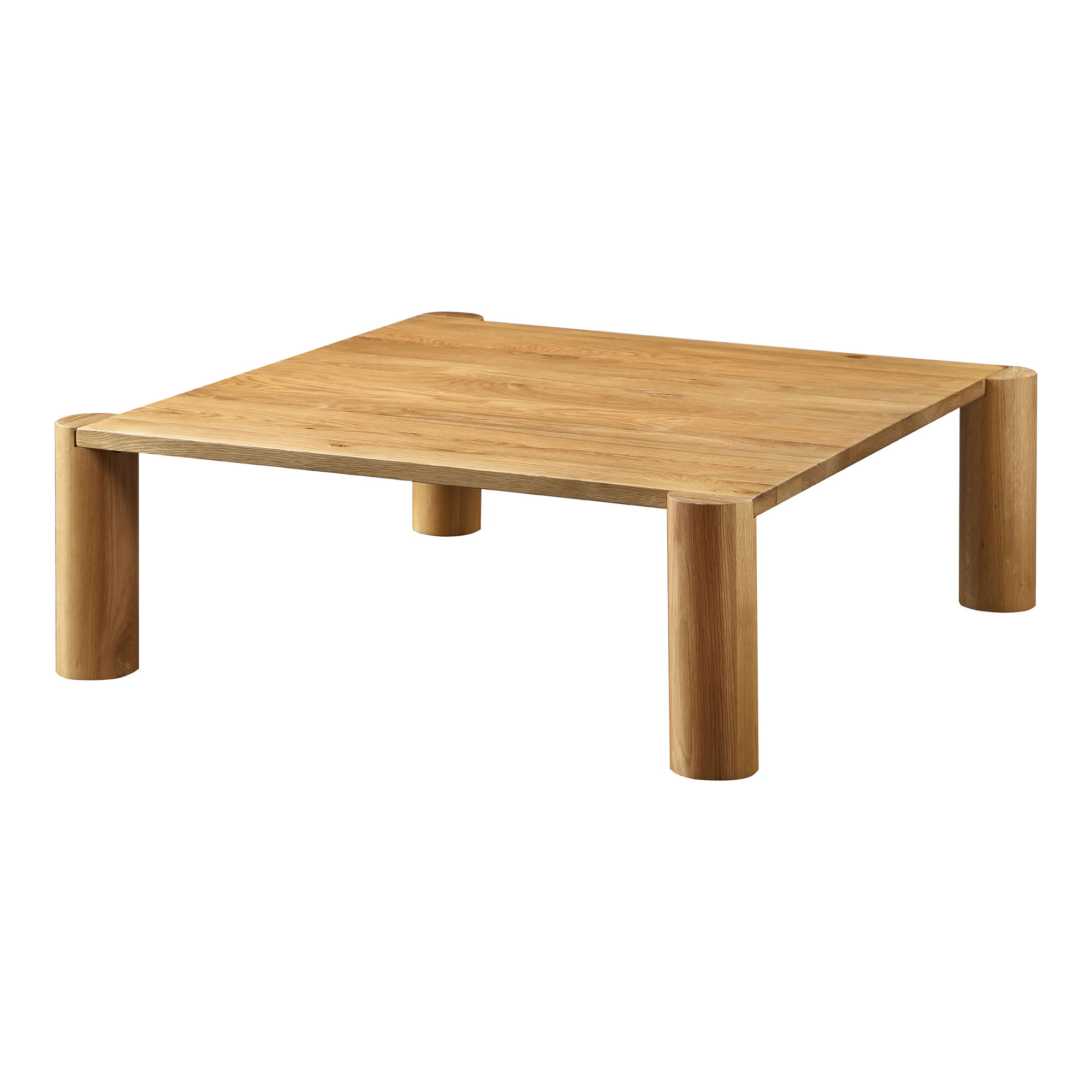 Post Coffee Table White Oak large image 