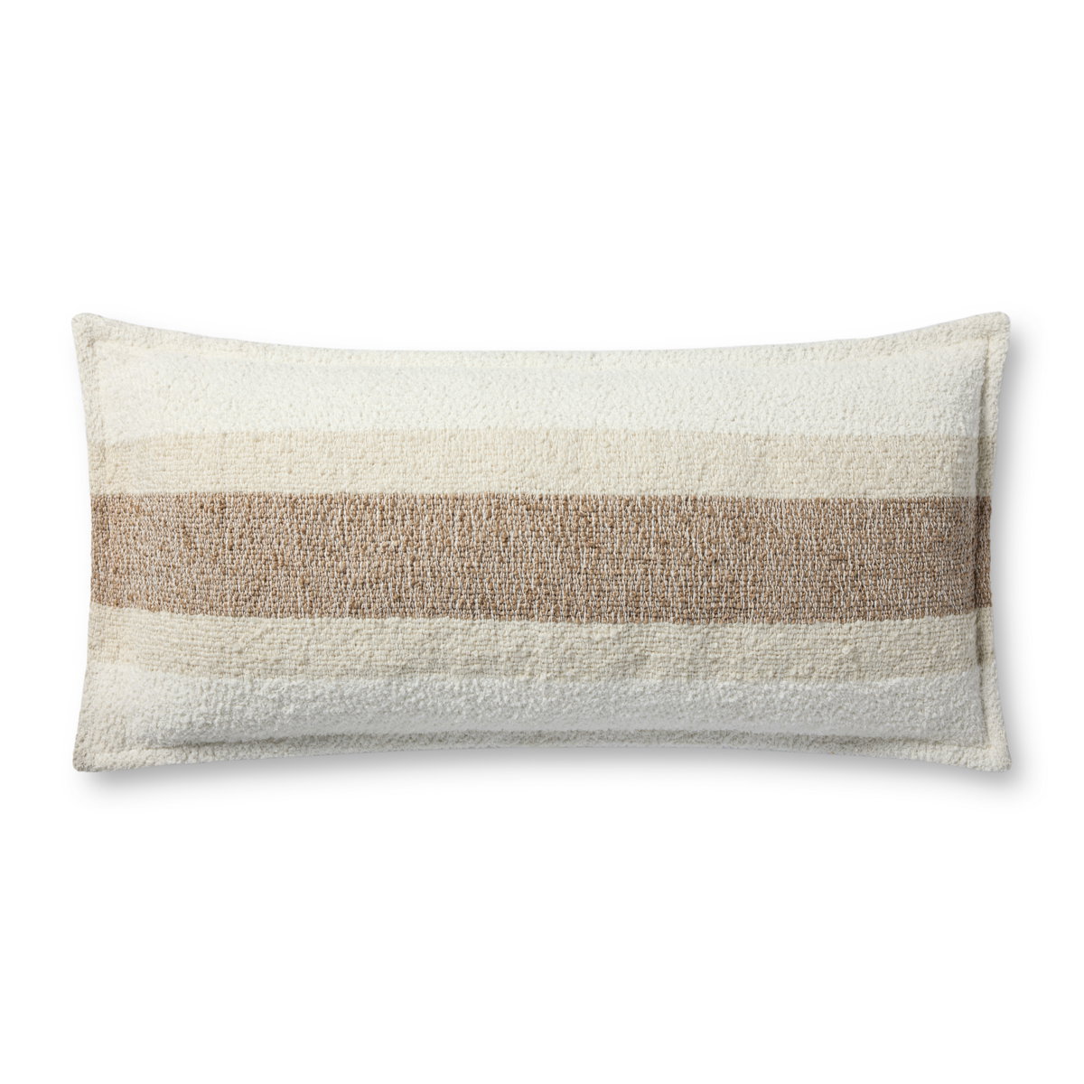 Brigette Romanek x Loloi Natural Pillow, Decorative Pillow, 13" length x 35" width View 1