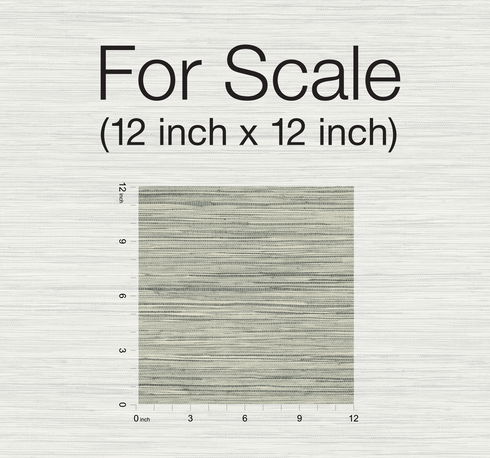 Bahia Grass Grey Peel & Stick Wallpaper