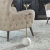 Gimlet White Drink Table, Furniture by Uttermost, 8.5" width x 22" height x 8.5" depth thumbnail 2