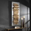 Lev Gold Metal Wall Decor, Art by Uttermost, 24" width x 55.25" height x 2.75" depth thumbnail 5