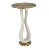 Sonia Modern Brass Accent Table, Furniture by Uttermost, 14" width x 23.25" height x 14" depth thumbnail 4