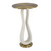 Sonia Modern Brass Accent Table, Side & End Table by Uttermost, 14" width x 23.25" height x 14" depth thumbnail 4