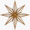 Starfish Mirror, by Surya, 22" width x 22" height thumbnail