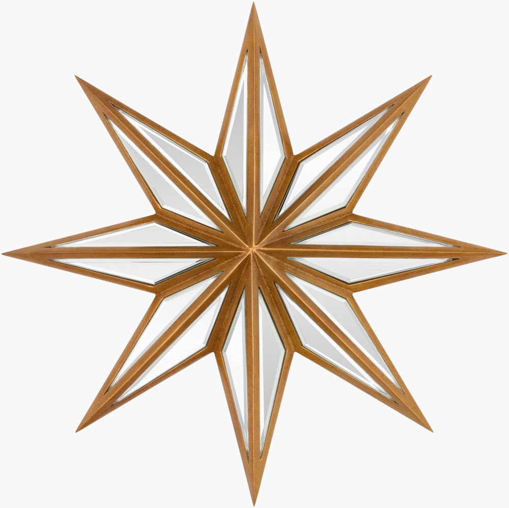 Starfish Mirror, by Surya, 22" width x 22" height
