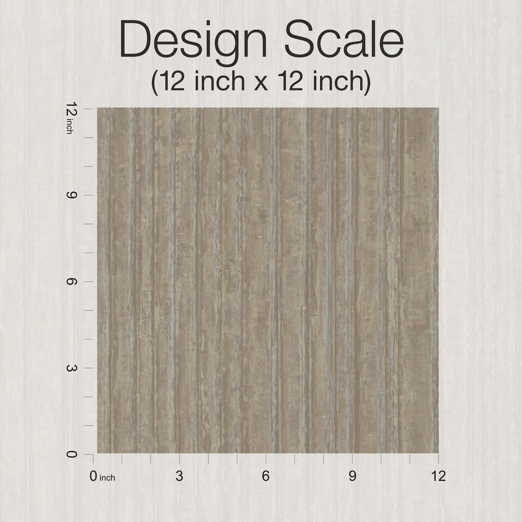 Vintage Tin Satin Brass Wallpaper, by York Wall, 30' length x 2'2" width x 0.02" depth View 8