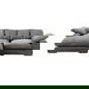 Plunge Sectional Charcoal, Sectional Sofa by Moe's Home, 106" width x 34" height x 46" depth thumbnail 1