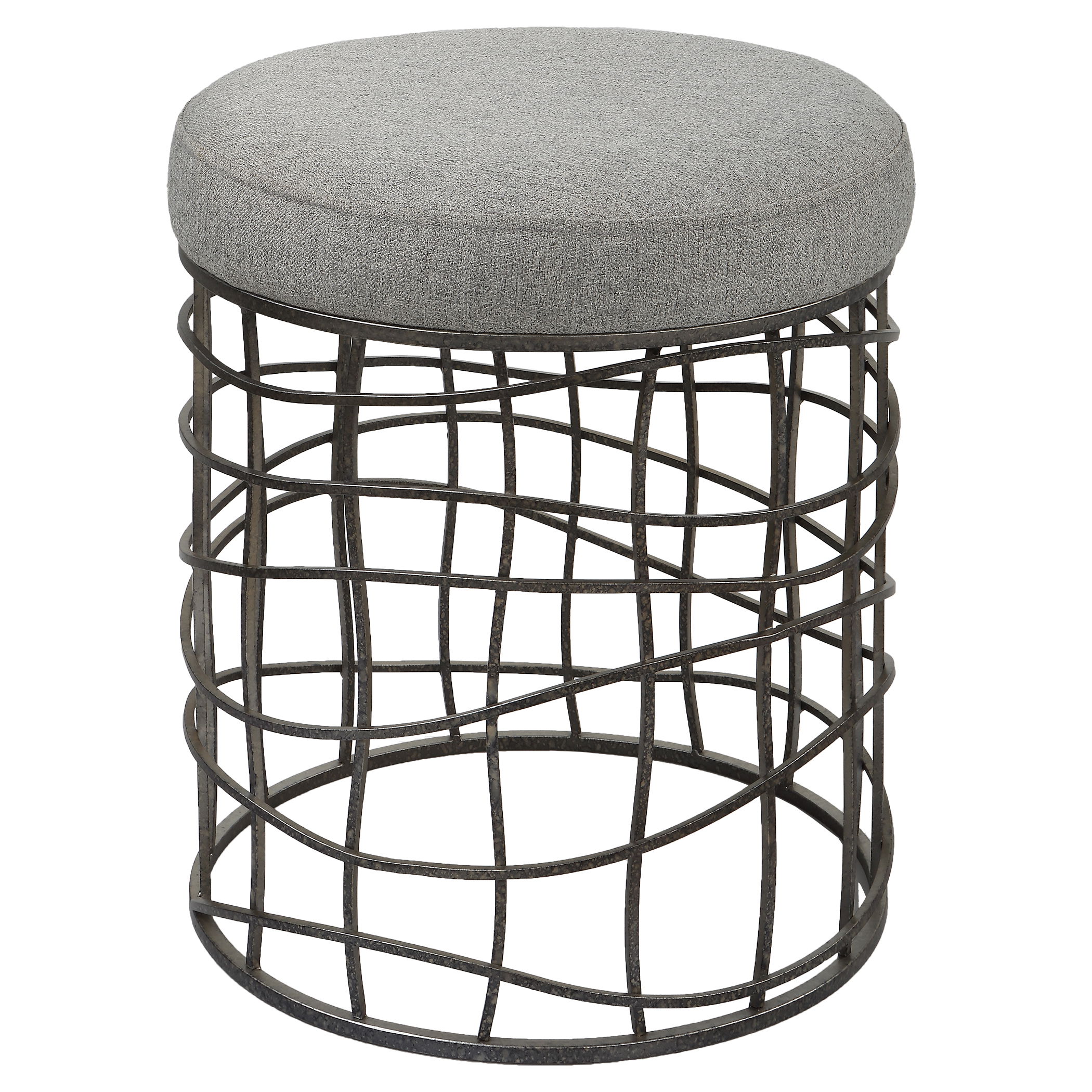 Carnival Iron Round Accent Stool Carnival Iron Round Accent Stool large image