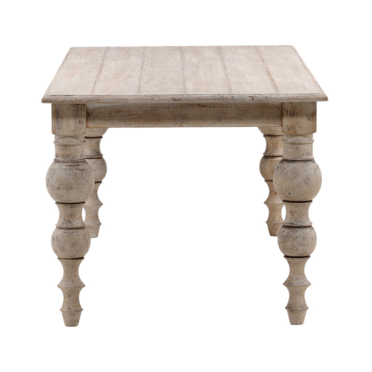 Merak Dining Table 84', by Dovetail, 83.5" width x 30.25" height x 36" depth View 3