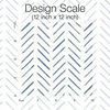 Painted Herringbone Navy Peel & Stick Wallpaper thumbnail 1