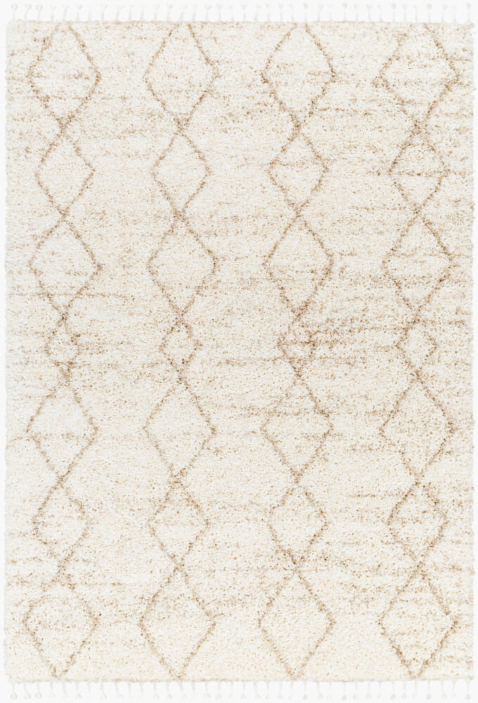 Jakarta Machine Woven Rug, by Surya, 1'3.75" length x 1'3.75" width