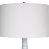 Clariot Ribbed Blue Table Lamp thumbnail 5