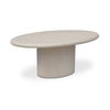 Frida Outdoor Dining Table Cream, Outdoor Table by Moe's Home, 6'6" width x 2'6" height x 4' depth thumbnail 2