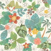 Disney Moana Jungle Red & Green Wallpaper, by York Wall, 33' length x 1'8.5" width x 0.02" depth thumbnail 1