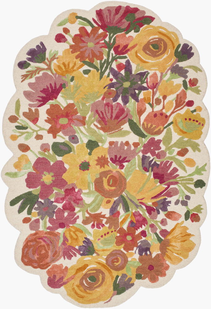 Shindig Handmade Rug, by Surya, 1'6" length x 1'6" width