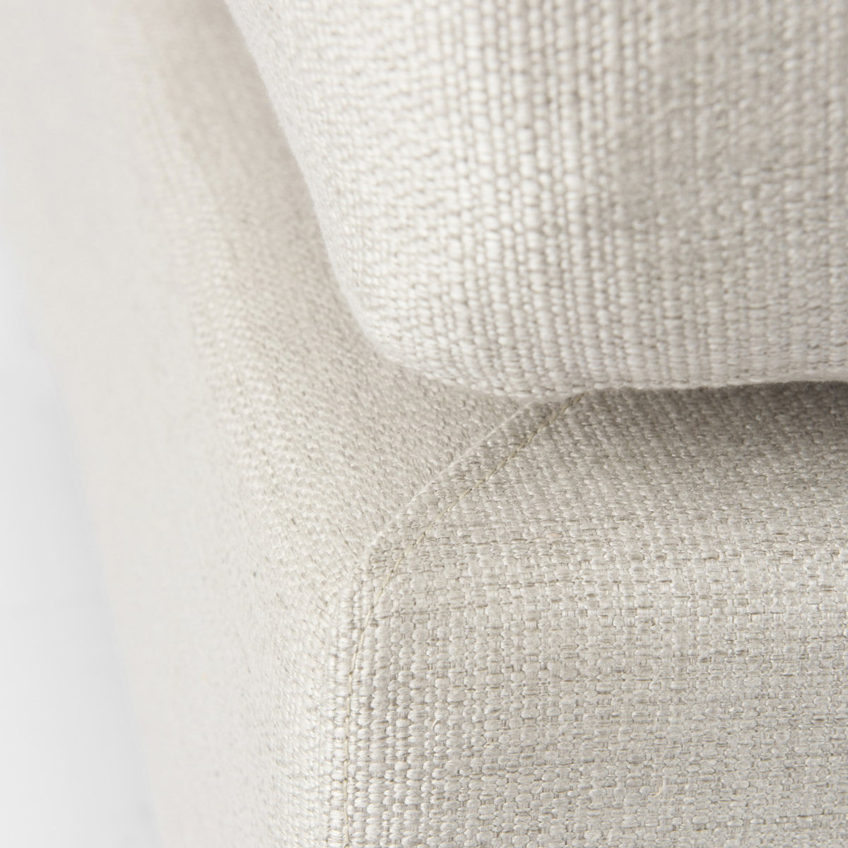 Valence  Beige 2/3 Ottoman Sectional Piece, Sectional Sofa by Mercana, 38.58" length x 25.98" width x 17.72" height View 8