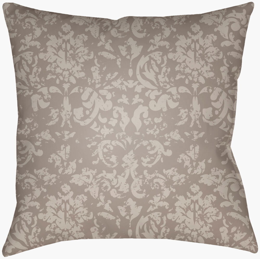 Moody Damask Accent Pillow, Decorative Pillow by Surya, 18" length x 18" width