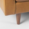Elton   Tan Leather Sofa, Sofas & Sectional by Mercana, 87.8" length x 37.8" width x 34.65" height thumbnail 12