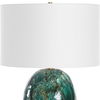 Ceralene Green Table Lamp, by Uttermost, 20" width x 33.25" height x 20" depth thumbnail 6